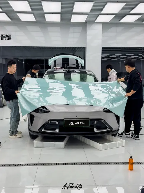 小米 YU7影青色施工案例 · 图片2