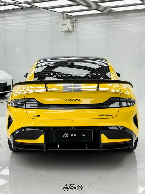 小米 SU7 Ultra运动主题彩绘施工案例 · 图片7