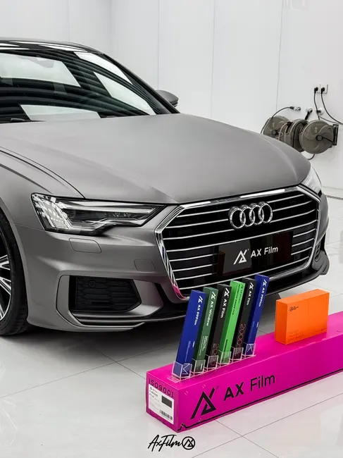 奥迪 A6山灰施工案例 · 图片5