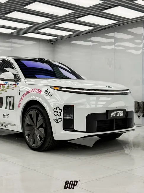 理想 L8 · 白色漆面保护施工案例 · 图片5