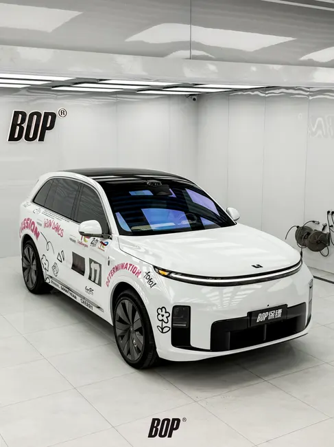 理想 L8 · 白色漆面保护施工案例 · 图片6