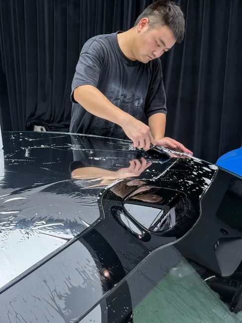 小米 SU7云镜天幕施工案例 · 图片1